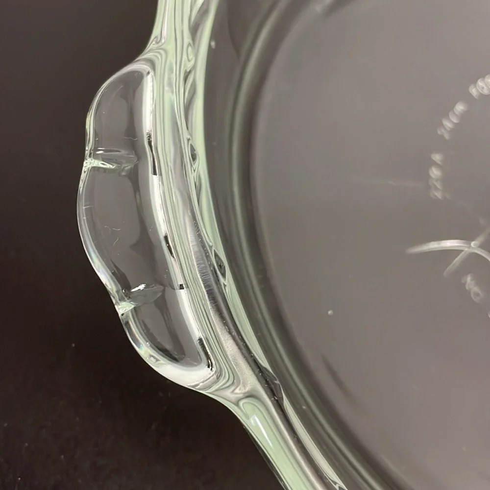 Pyrex Vintage Pie Plate Dish 75th Anniversary Commemorative Clear Glass ‎ Baking - Picture 2 of 8